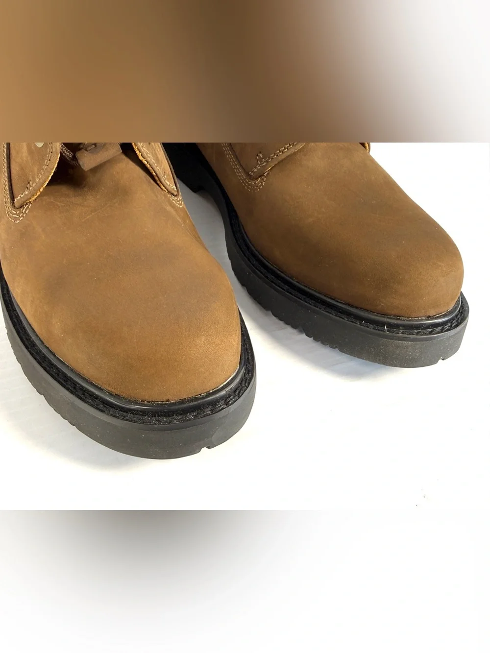 Timberland Brown Suede Chukka Boots with Black Sole